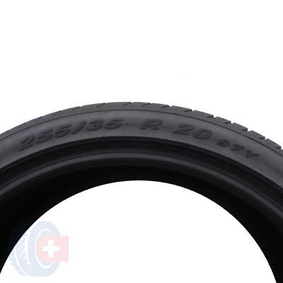 4. 255 35 20 2x PIRELLI 255/35 R20 97Y PZero AO Sommerreifen 2023 WIE NEU 7,7mm