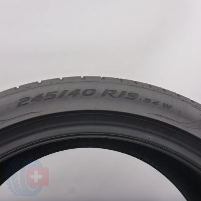 8. 245 40 19 4x PIRELLI 245/40 R19 94W P Zero Sommerreifen 2025 5,5-6mm