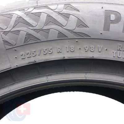 2. 225 55 18 1x CONTINENTAL 225/55 R18 98V PremiumContact7 Sommerreifen 2023 WIE NEU VOLL