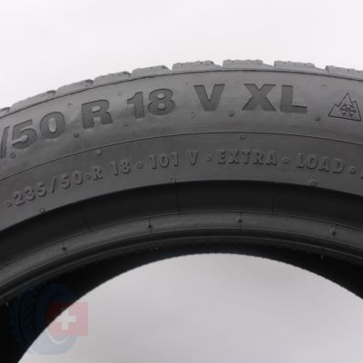 5.  235 50 18 2x CONTINENTAL 235/50 R18 101V XL WinterContact TS 850 P Winterreifen 2019 VOLL WIE NEU 