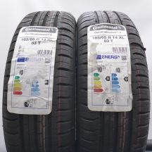 165 65 14 4x CONTINENTAL 165/65 R14 83T XL ContiEcoContact 5 Sommerreifen 2022 Ungebraucht  