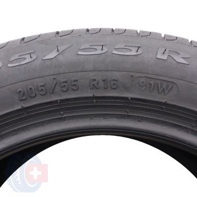 5. 205 55 16 4x PIRELLI 205/55 R16 91W Cinturato P7 MO Sommerreifen 6,5-7,2mm 2017