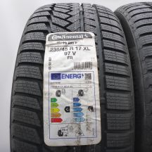 2. 235 45 17 2x CONTINENTAL 235/45 R17 97V XL WinterContact TS 850 P Winterreifen 2022 Ungebraucht     