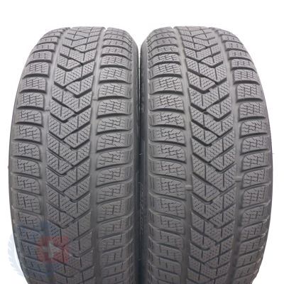 5. 215 55 18 4x PIRELLI 215/55 R18 95H Sottozero 3 Winter 2021 Winterreifen 6,8-7,3mm