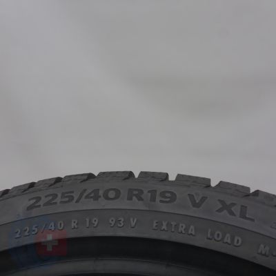 7. 225 40 19 4x CONTINENTAL 225/40 R19 93V XL WinterContact TS 860 S Winterreifen 2018 7-7,5mm