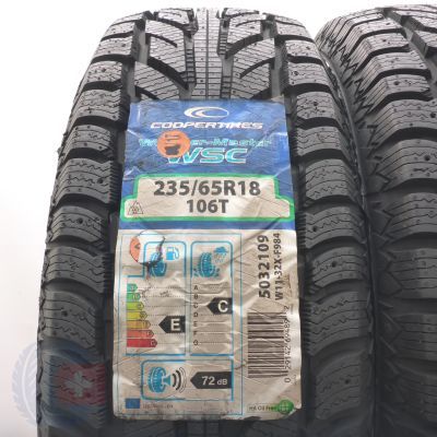 2.  235 65 18 2x COOPER  235/65 R18 106T Weather-Master WSC Winterreifen 2017 Ungebraucht   