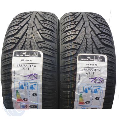 3. 4 x UNIROYAL 185/55 R14 80T MS plus 77 Winterreifen 2015 UNGEBRAUCHTE 