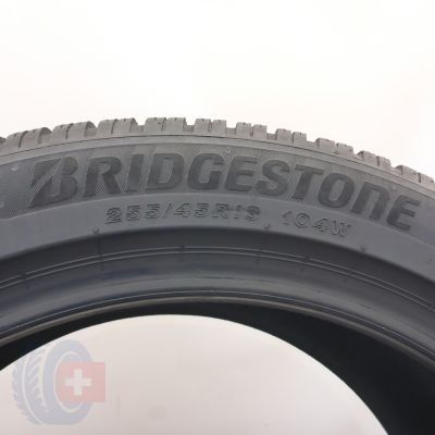 5. 255 45 19 4x BRIDGESTONE 255/45 R19 104W XL Blizzak LM005 Winterreifen  2024 6,8-6,2mm