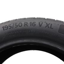 6. 4 x CONTINENTAL 195/50 R16 88V XL EcoContact 6 Sommerreifen 2020 WIE NEU VOLL