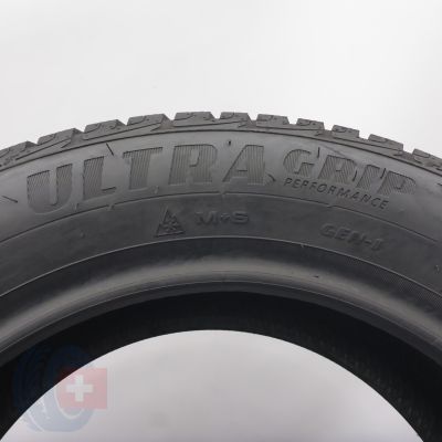6. 215 55 16 4x GOODYEAR 215/55 R16 93H Ultra Grip Performance Gen-1 Winterreifen 2018 6,7-7mm