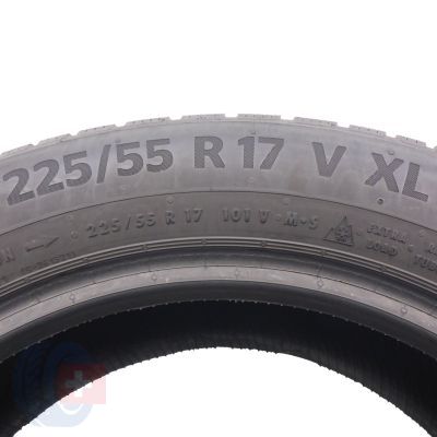 3. 225 55 17 1x CONTINENTAL 225/55 R17 101V XL WinterContact TS870P Winterreifen 7,5mm 2022