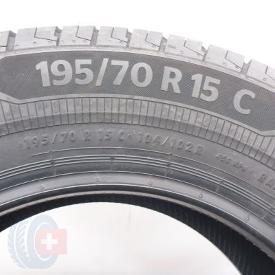 7.  195 70 15C 4x CONTINENTAL 195/70 R15C 104/102R VanContact Eco Sommerreifen 2021/23 Ungebraucht   