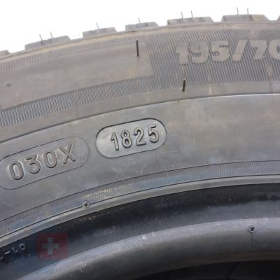 8. 195 70 15C 4x MICHELIN 195/70 R15C 104/102R Agilis Alpin Winterreifen 2025 WIE NEU VOLL