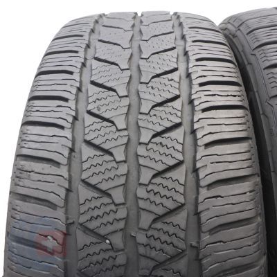 2. 225 55 17C 2x CONTINENTAL 225/55 R17C 109/107S VanContact Winter Winterreifen 2025 6,4-6,8mm