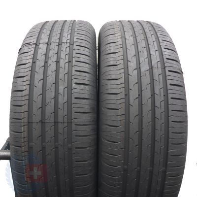 4. 215 65 17 4x CONTINENTAL 99H EcoContact 6 A0 Sommerreifen 2019 VOLL WIE NEU