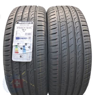 215 55 18 2x BARUM 215/55 R18 99V XL Bravuris 5HM Sommerreifen 2022 WIE NEU VOLL