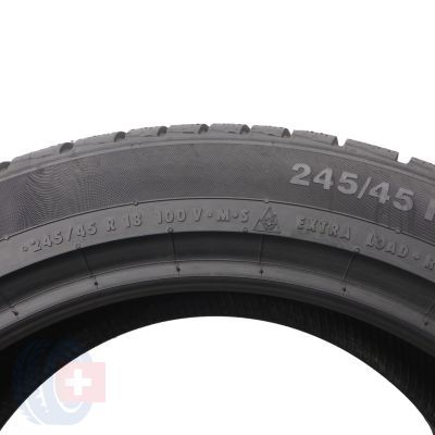 5. 245 45 18 2x CONTINENTAL 245/45 R18 100V XL ContiWinterContact TS830P SSR BMW Winterreifen 2015 Ungebraucht