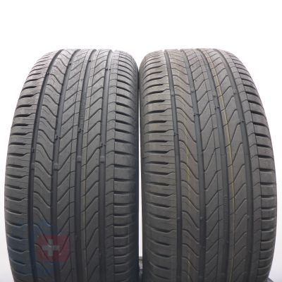 215 55 16 2x CONTINENTAL 215/55 R16 93W UltraContact Sommerreifen 2023 VOLL WIE NEU