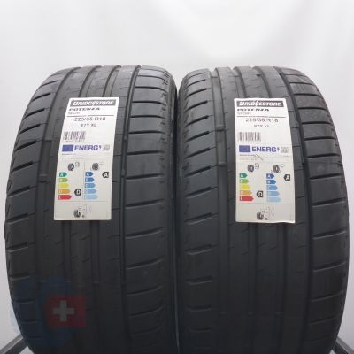 4.  225 35 18 4x BRIDGESTONE 225/35 R18 87Y XL Potenza Sport Sommerreifen  2021/22 Ungebraucht  