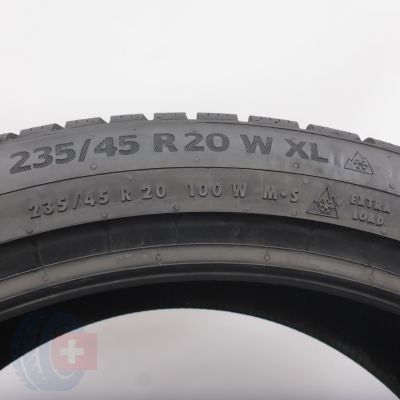 4. 235 45 20 1x CONTINENTAL 235/45 R20 100W XL WinterContact TS 870 P Winterreifen  2024 9mm WIE NEU 