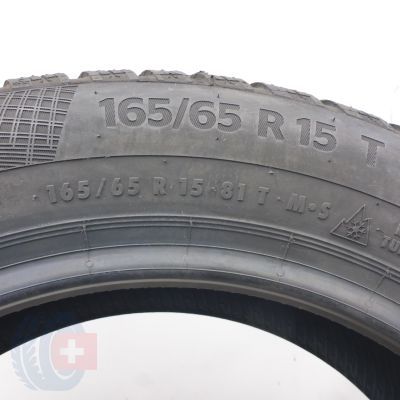 8. 165 65 15 4x CONTINENTAL 165/65 R15 81T WinterContact TS 860 Winterreifen 2020 Ungebraucht  