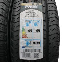 2. 215 75 16C 2x NOKIAN 215/75 R16C 116/114S cLine Sommerreifen 2020 VOLL Wie Neu