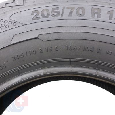 3. 1 x CONTINENTAL 205/70 R15C 106/104R  ContiVanContact 100 Sommerreifen 2015 8,8mm