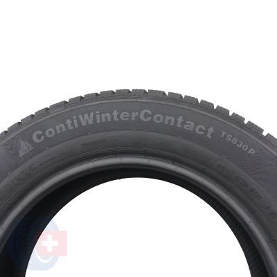 4. 205 60 16 1x CONTINENTAL 205/60 R16 96H XL ContiWinterContact TS830P Winterreifen 8,2mm 2023 Wie Neu