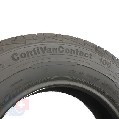 6. 4 x CONTINENTAL 215/75 R 16 C 116/114R ContiVanContact 100 Sommerreifen 2016 7.5-8.5mm 