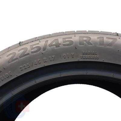 7.  225 45 17 4x CONTINENTAL 225/45 R17 91Y XL PremiumContact 6 Sommerreifen 2019 VOLL WIE NEU