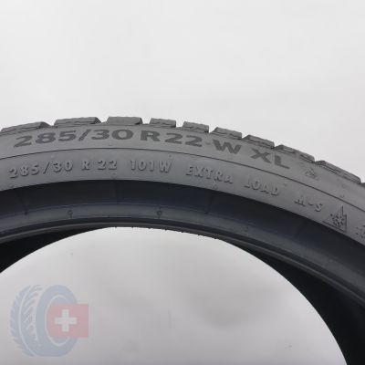 4. 285 30 22 1x CONTINENTAL 285/30 R22 101W XL WinterContact TS860 S A0 Winterreifen 2024 7,2mm WIE NEU