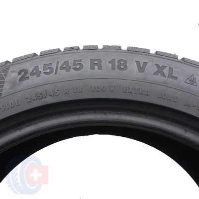 6. 245 45 18 2x CONTINENTAL 245/45 R18 100V XL WinterContact TS 850 P MOE BMW Winterreifen 2022 7mm