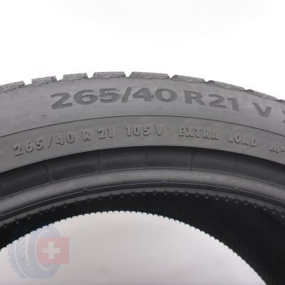 5.  265 40 21 1x CONTINENTAL 265/40 R21 105V XL WinterContact TS860S Silent M01 Winterreifen 7,8mm  