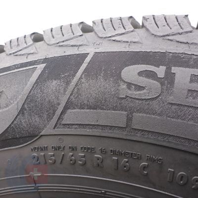 6. 2 x SEMPERIT 215/65 R16C 109/107R Van-Grip 3 Winterreifen 2022 8,5-9,5mm