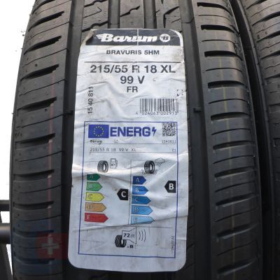 2. 215 55 18 2x BARUM 215/55 R18 99V XL Bravuris 5HM Sommerreifen 2022 WIE NEU VOLL