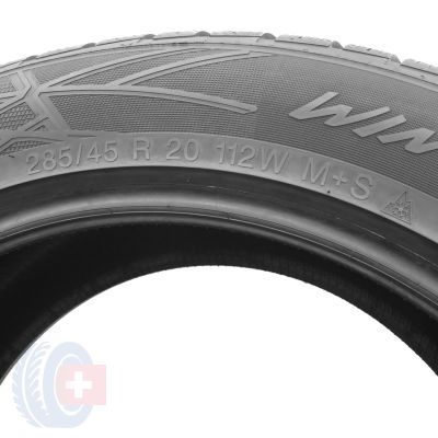 6. 285 45 20 4x VREDESTEIN 285/45 R20 112W XL Wintrac Pro Winterreifen 2020 7,8-8mm Wie Neu