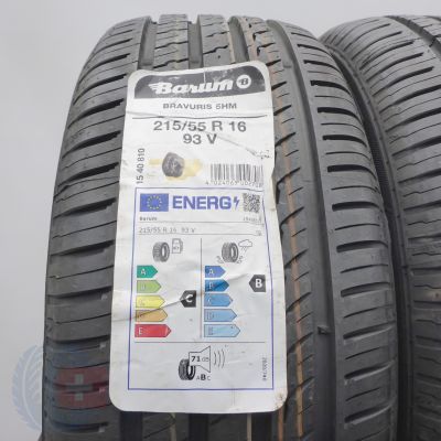 2. 215 55 16 2x BARUM 215/55 R16 93V Bravuris 5 Sommerreifen 2022 VOLL 