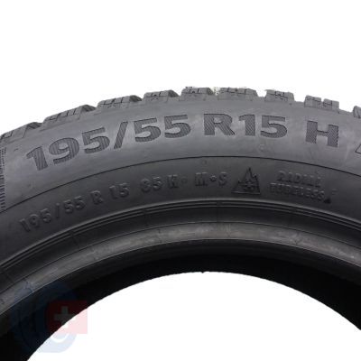 8. 195 55 15 4x CONTINENTAL 195/55 R15 85H WinterContact TS860 Winterreifen 2020 WIE NEU VOLL