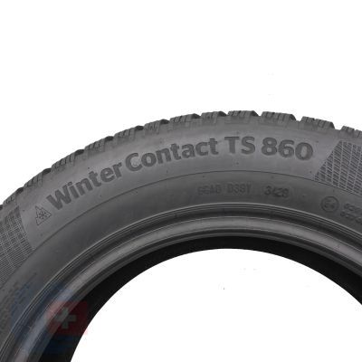 6. 185 65 15 2x CONTINENTAL 185/65 R15 88T WinterContact TS860 Winterreifen 2020 WIE NEU 7,8mm