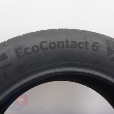 7.  215 60 17 4x CONTINENTAL  215/60 R17 96H EcoContact 6 Sommerreifen 2023 VOLL WIE NEU  