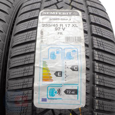 2.  235 45 17 4x SEMPERIT 97V XL Speed-Grip 3 Winterreifen 2019 VOLL WIE NEU