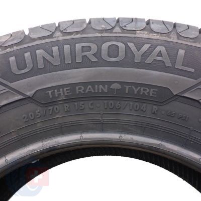 5. 205 70 15C 2x UNIROYAL 205/70 R15C 106/104R RainMax 3 Sommerreifen 2018 VOLL Wie Neu