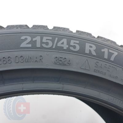 6. 215 45 17 4x SEMPERIT 215/45 R17 91V XL Speed-Grip 5 Winterreifen 2025 8,2-8mm