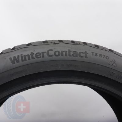 5. 215 45 17 2x CONTINENTAL 215/45 R17 91V XL WinterContact Ts 870 Winterreifen 2022 8mm 