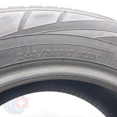 6. 245 55 17 2x FALKEN 245/55 R17 102V Eurowinter HS01 Winterreifen 2017 Ungebraucht  