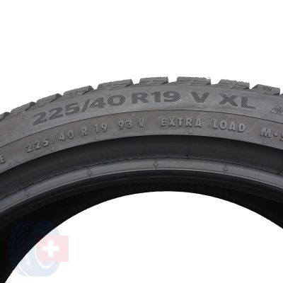 5. 225 40 19 2x CONTINENTAL 225/40 R19 93V XL WinterContact TS860S Winterreifen 2022, 2023 5,8-7,2mm