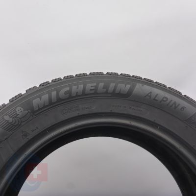 6. 195 60 16 2x MICHELIN 89T Alpin 6 Winterreifen 2021 6,4-6,8mm