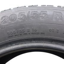 5. 205 55 16 2x CONTINENTAL 205/55 R16 91T ContiWinterContact TS850 Winterreifen 7,5-7,8mm 2015