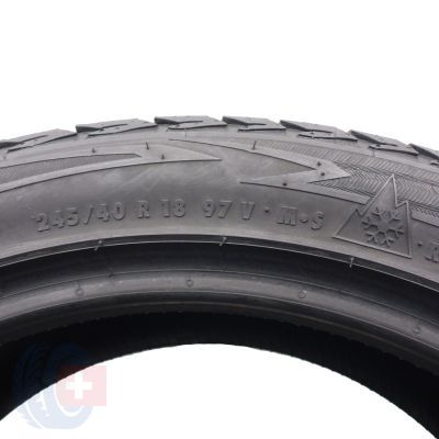 5. 245 40 18 2x UNIROYAL 245/40 R18 97V XL MS plus 66 Winterreifen 6,2mm 2016