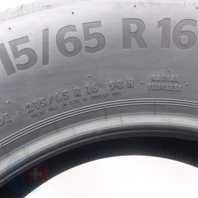 5. 215 65 16 2x CONTINENTAL 215/65 R16 98H EcoContact6 Sommerreifen 2021 WIE NEU VOLL
